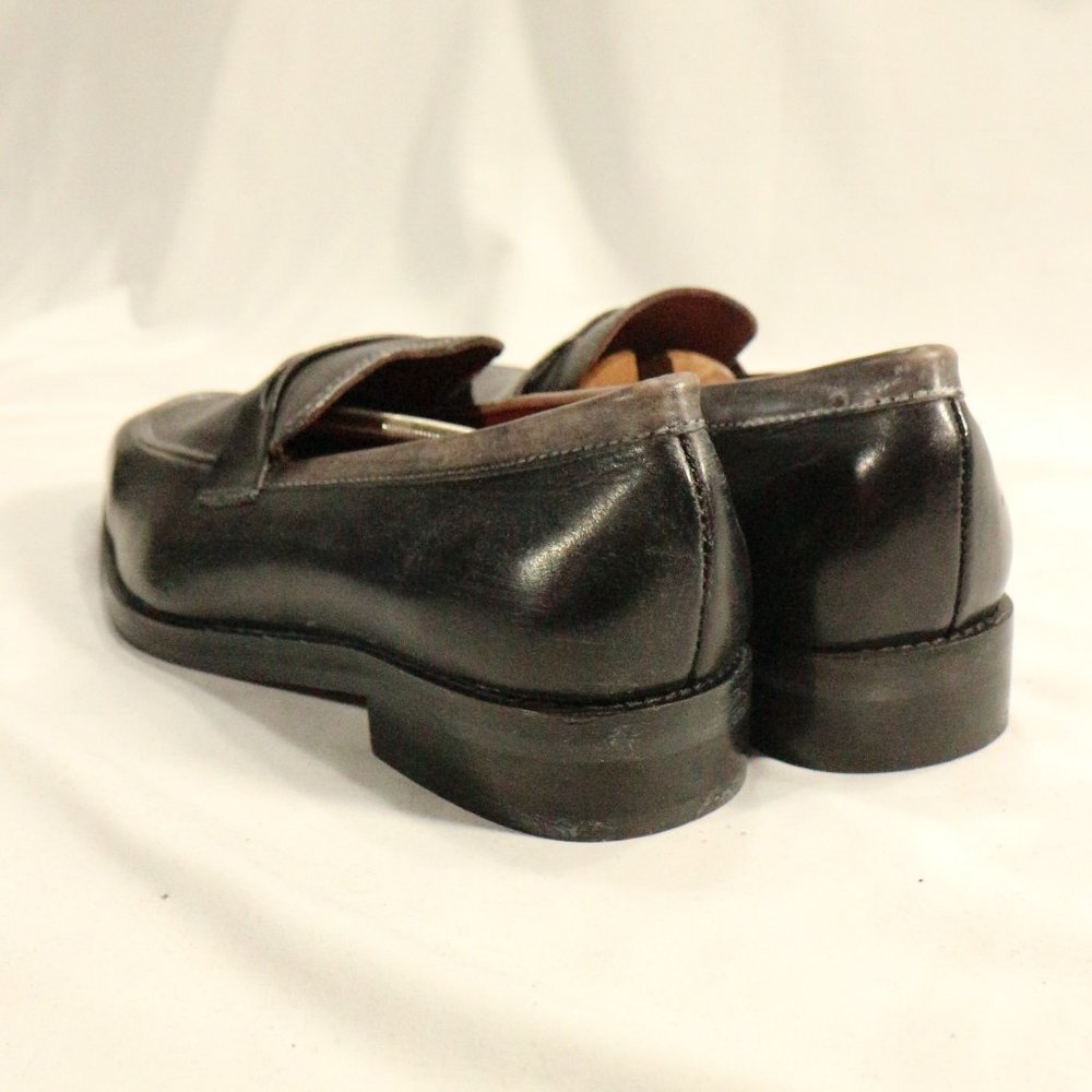 LETHATO Handcrafted Brushed Leather Mens Loafers Sz 11.5 US Men - Picture 7 of 12